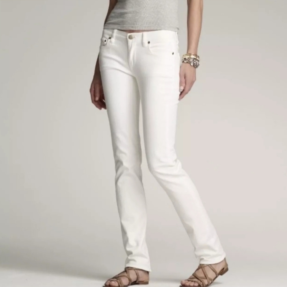 J.CREW VINTAGE MATCHSTICK DISTRESSED JEANS SIZE 28